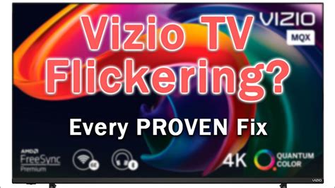 vizio tv flickering